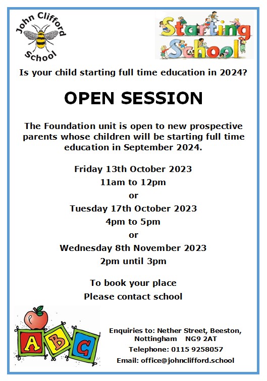 Open Day Flyer 2023